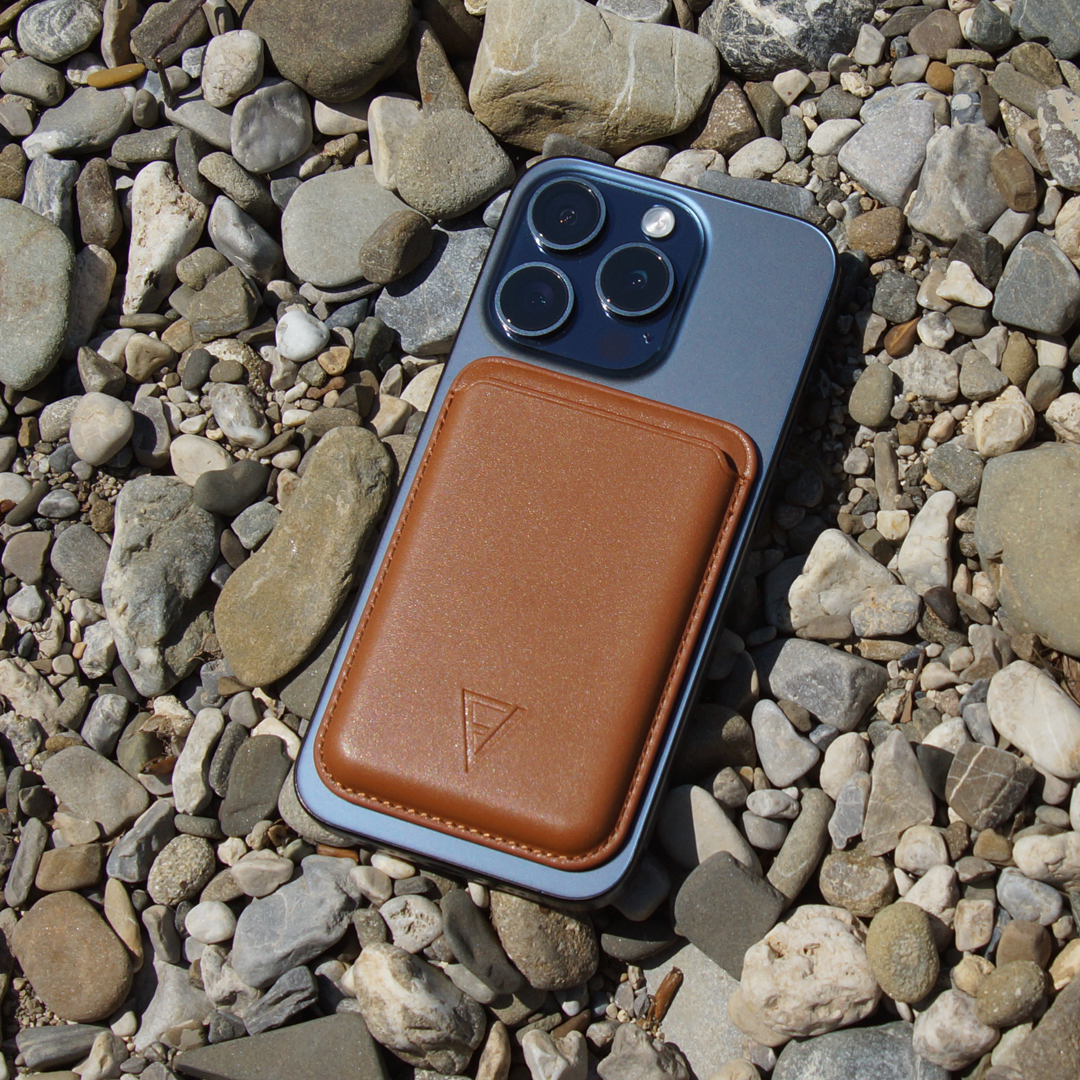 Magnetic Wallet Veganes Leder