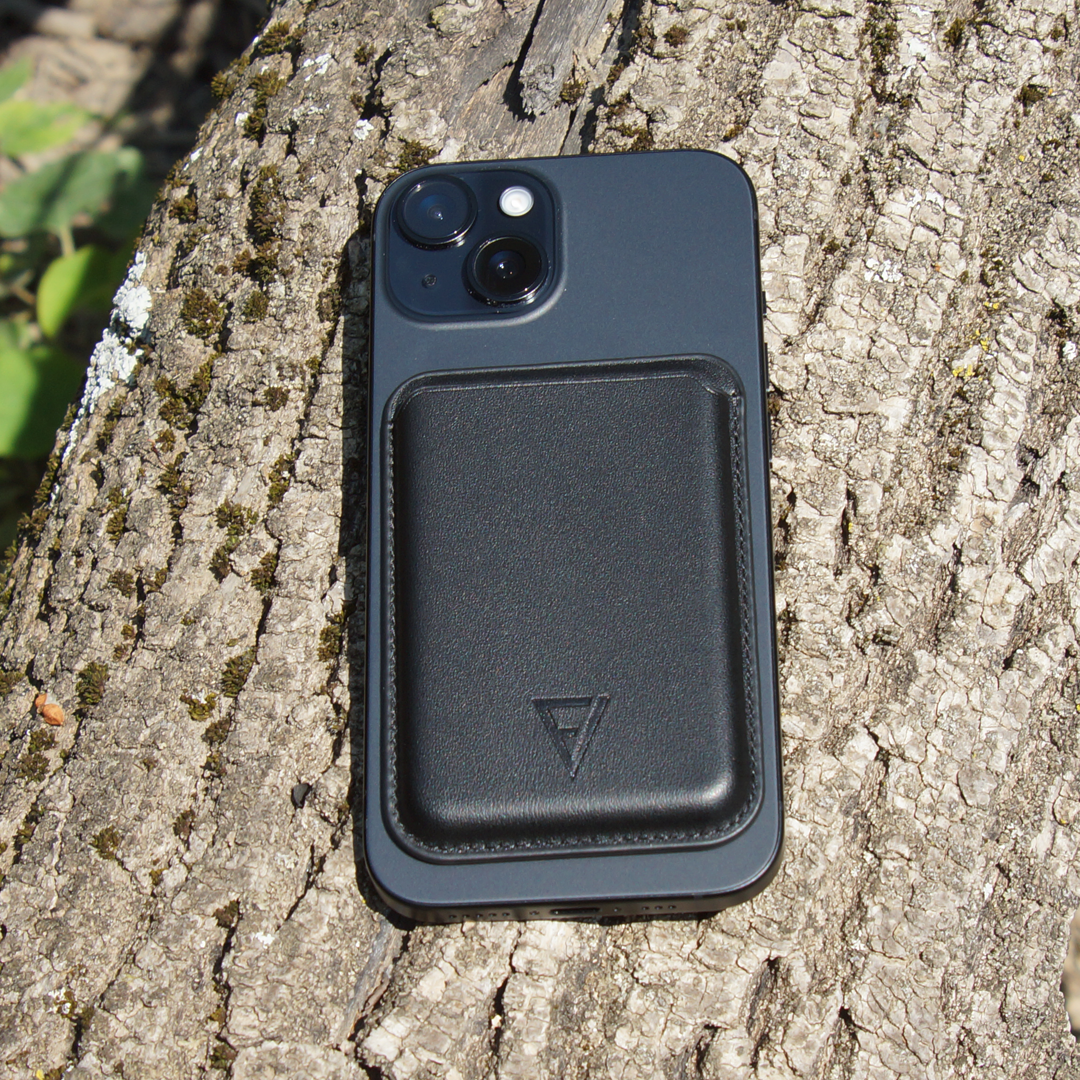 Magnetic Wallet Veganes Leder
